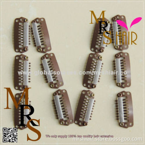 2.8cm T shape 8 teeth stainless steel snap clips
